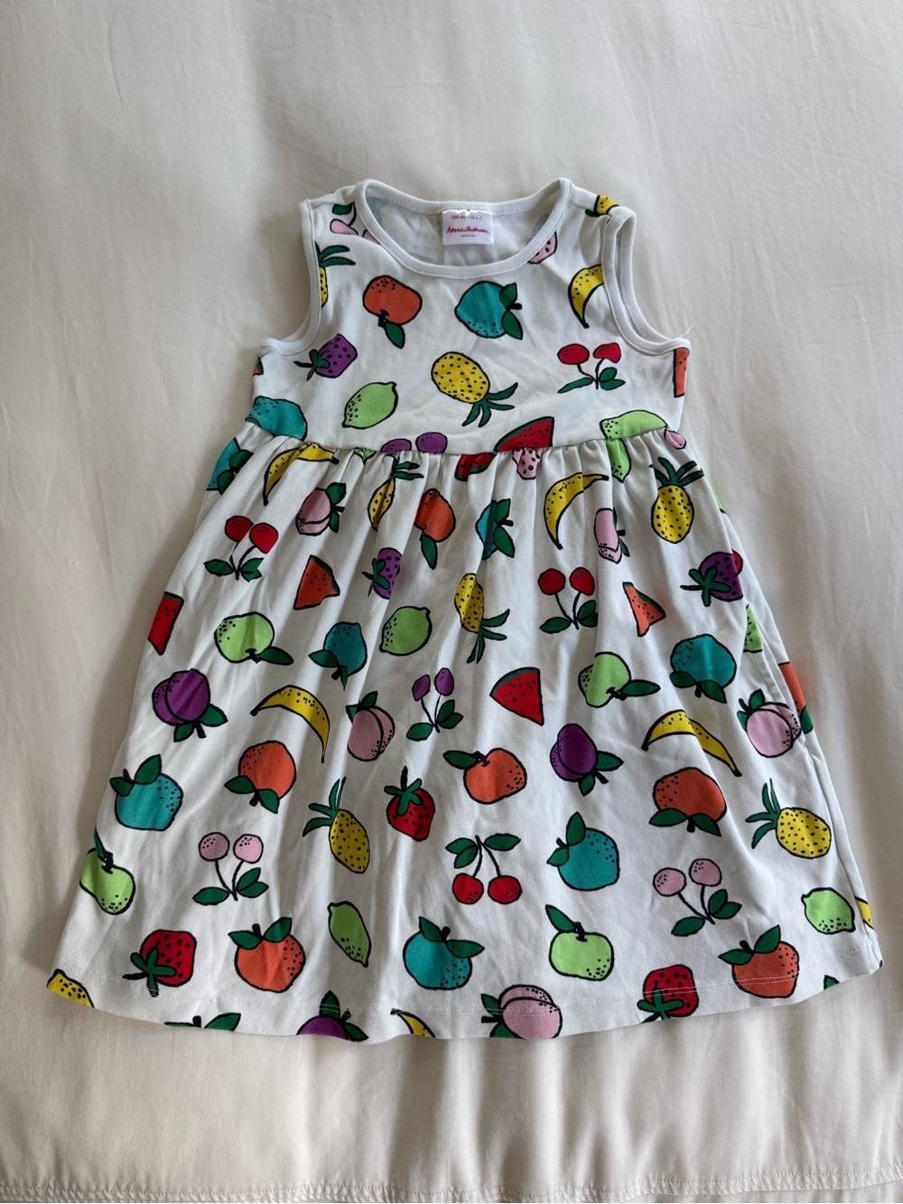 EUC Hanna Andersson 120cm 6-7 cotton summer fruit dress